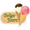 Signmission Ice Cream Order HereConcession Stand Food Truck Sticker, 8" x 4.5", D-DC-8 Ice Cream Order Here19 D-DC-8 Ice Cream Order Here19 - alternate 1